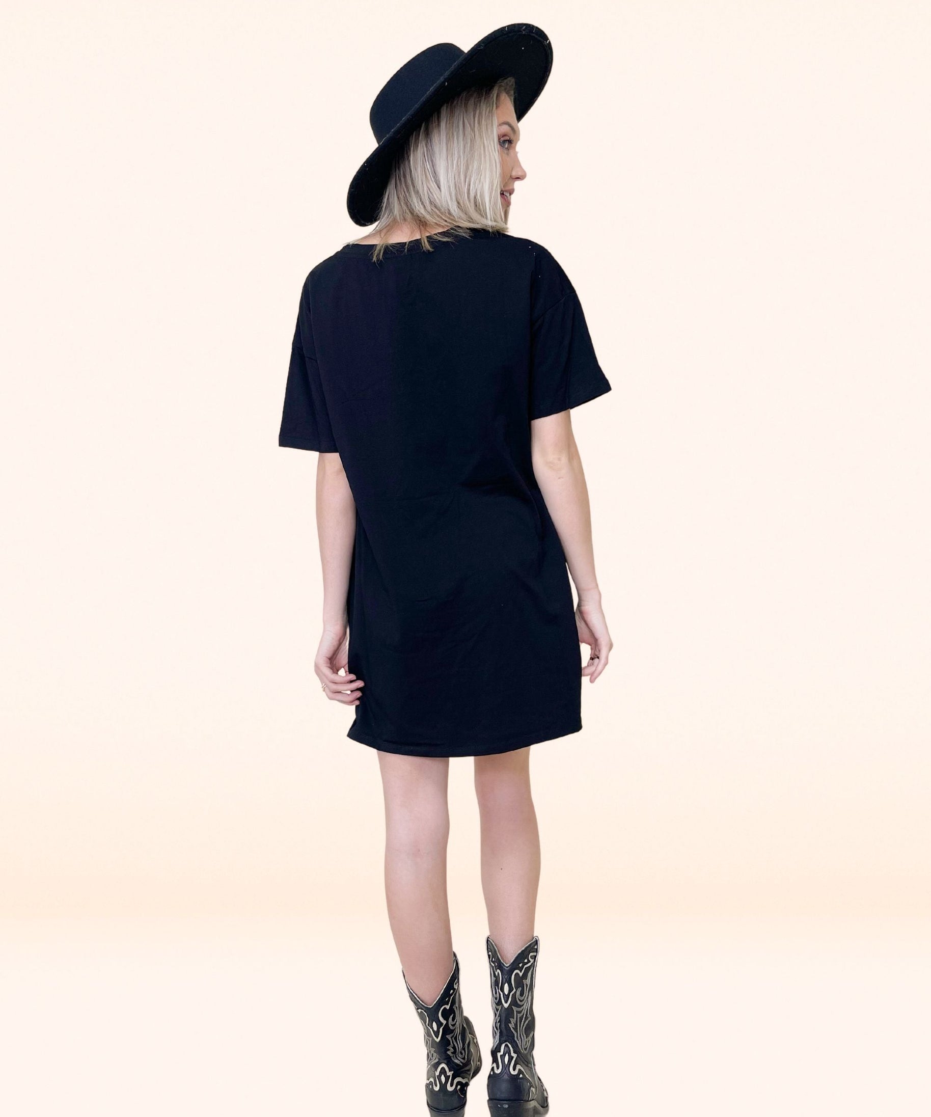 Black T-Shirt Dress