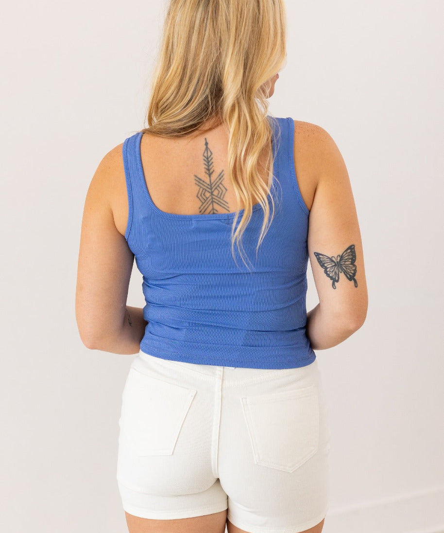 The Olivia High Rise Denim Shorts, White