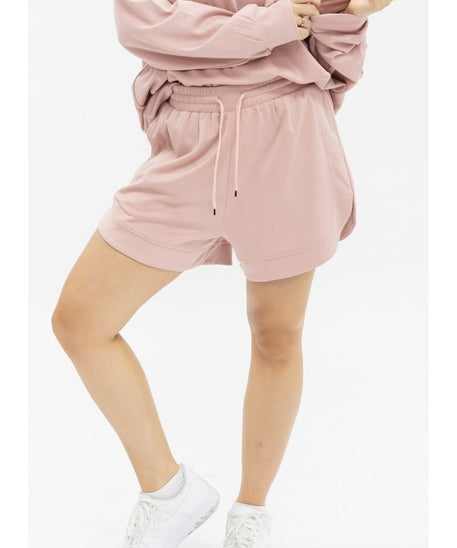 Butter Soft Shorts for Women – Ultra-Soft Stretch Fabric, Drawstring Waist, Pink