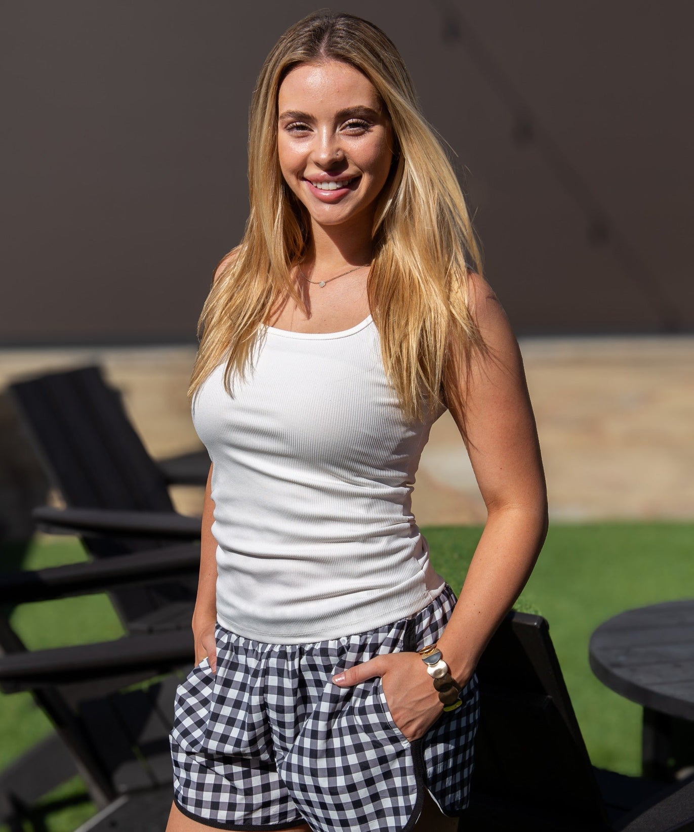 Bella Tank Top, White