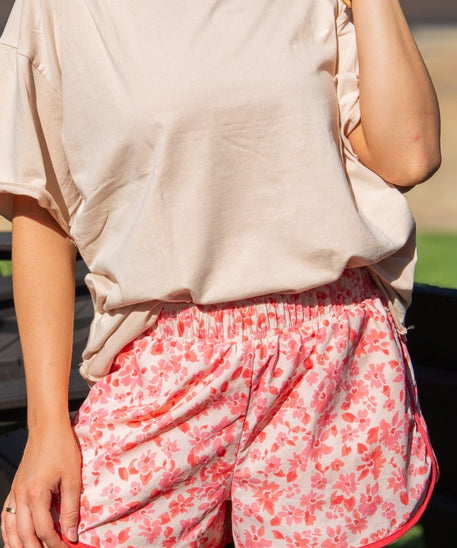 Go-Getter Shorts, Pink Floral
