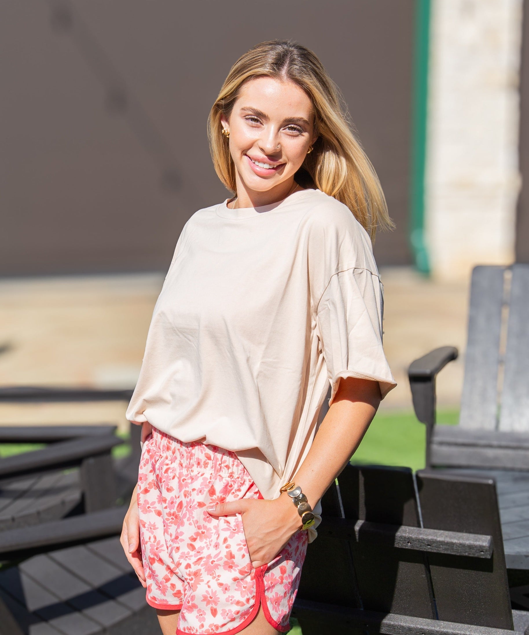Go-Getter Shorts, Pink Floral
