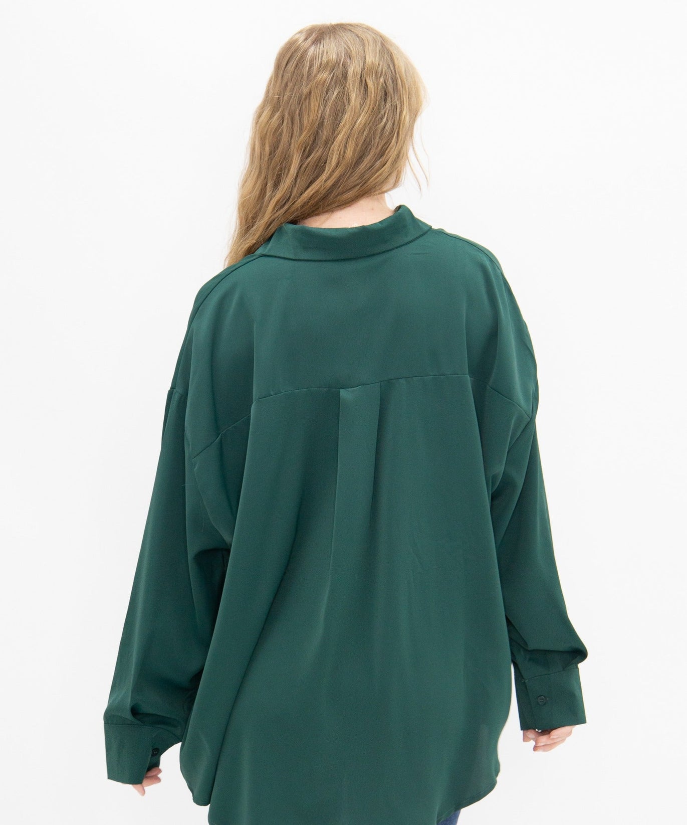 Kathryn Classic Button-Up, Forest Green