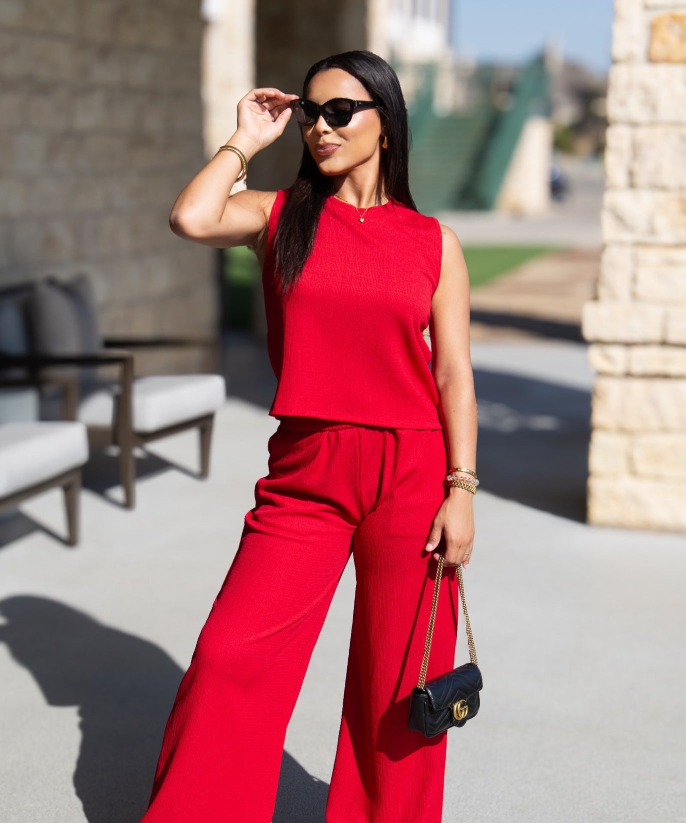 The Earhart Top, Red