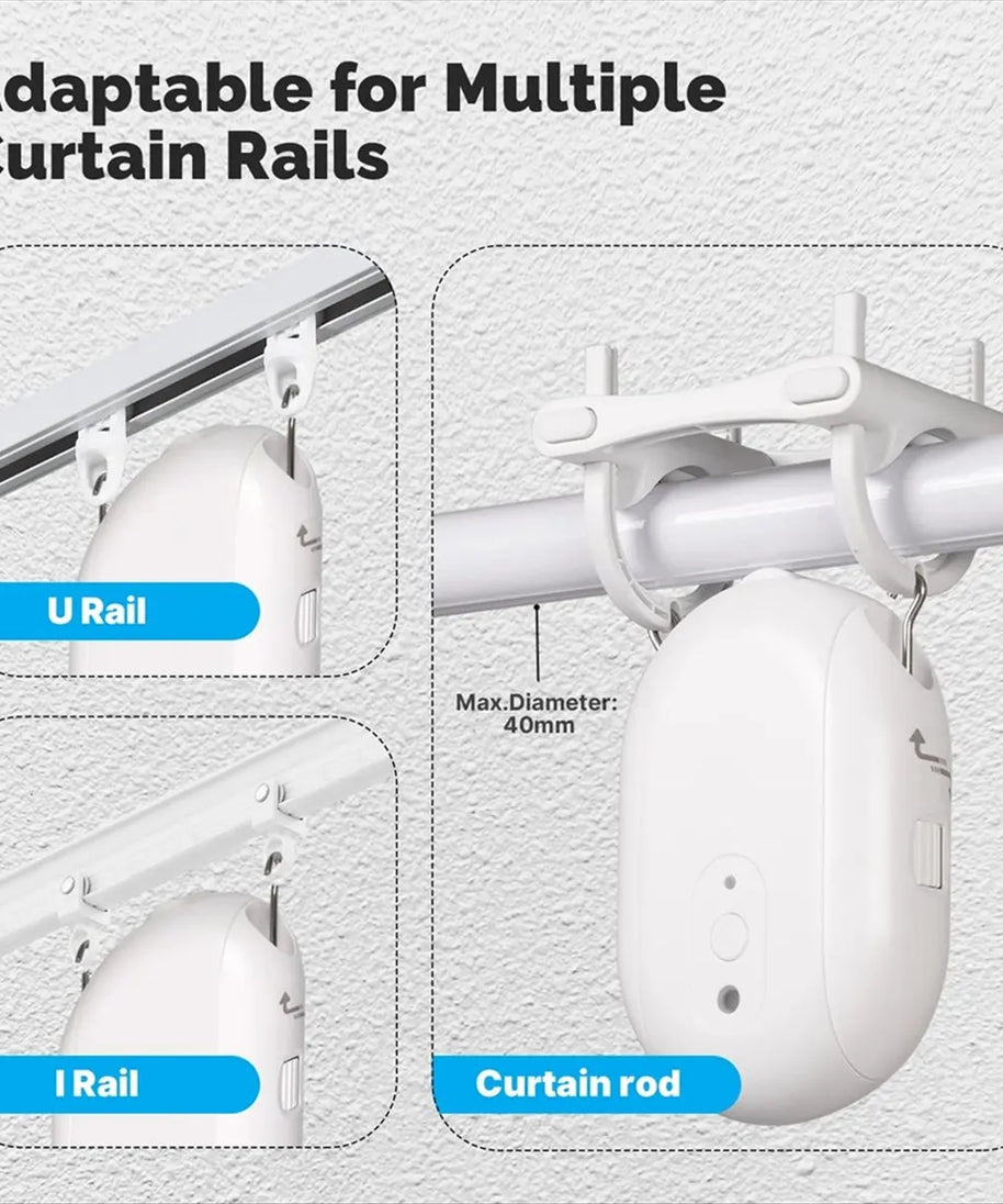 Tuya Robot de rideau intelligent ZigBee – Ouverture et fermeture automatiques avec contrôle via application