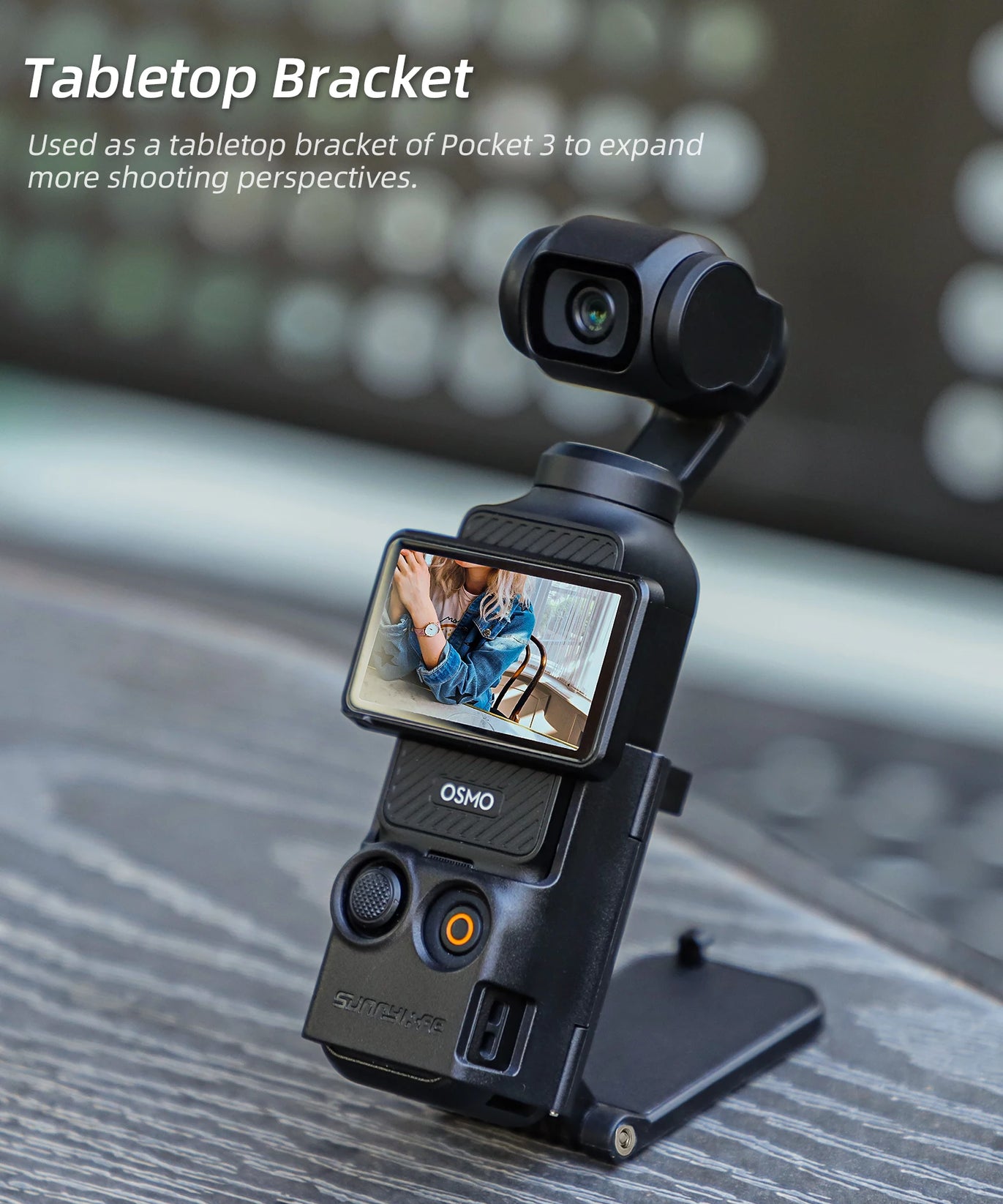 Base d'adaptateur magnétique DJI Pocket 3 – Accessoire de fixation rapide pour caméra