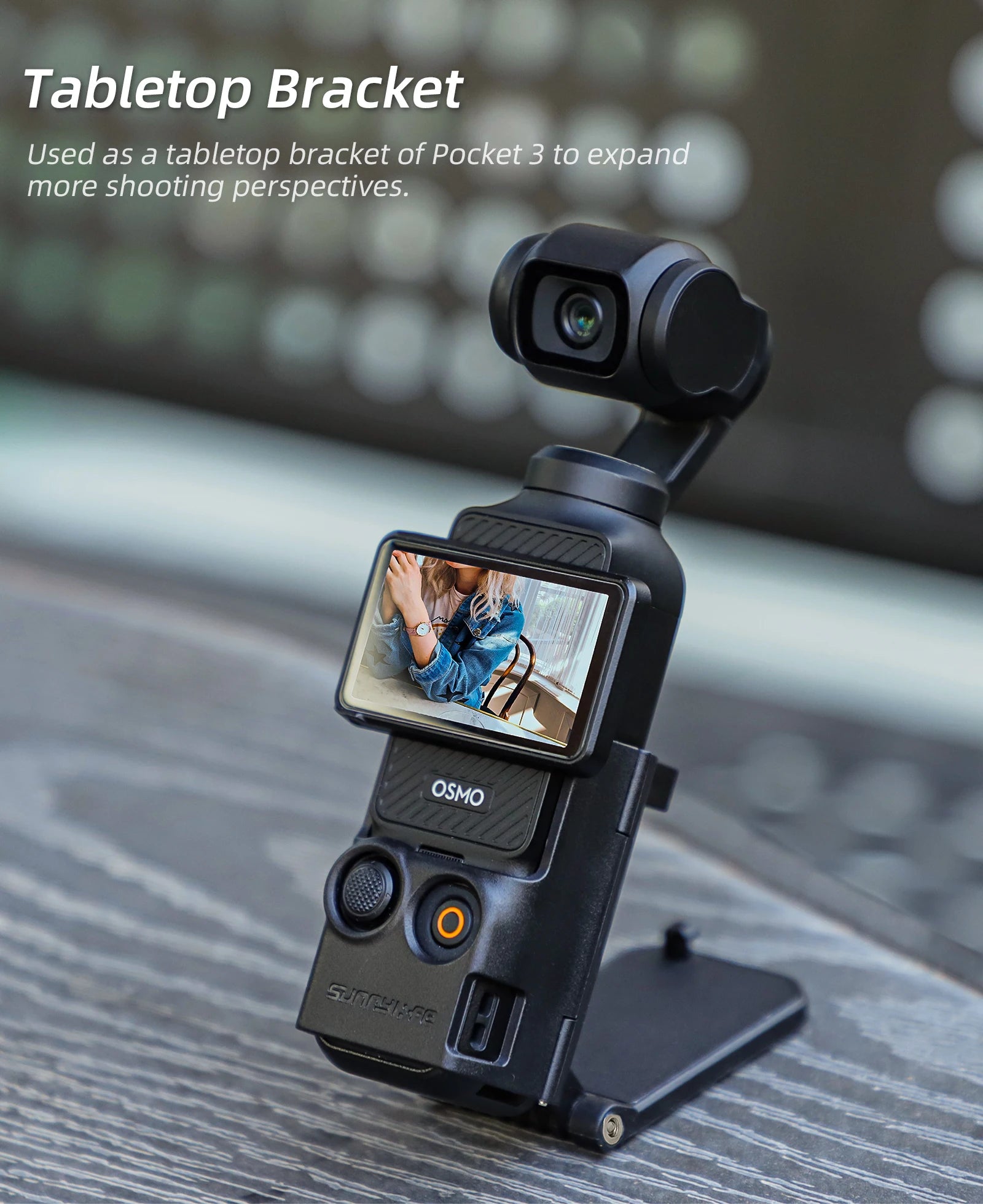 Base d'adaptateur magnétique DJI Pocket 3 – Accessoire de fixation rapide pour caméra
