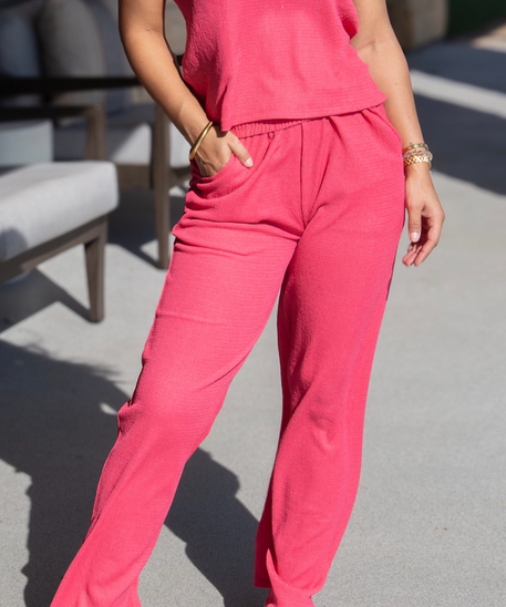 The Earhart Pants, Fuchsia