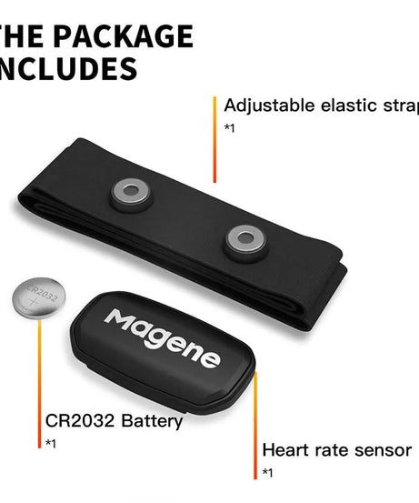 Magene H303 Heart Rate Sensor Bluetooth ANT Upgrade H64 HR Monitor With Chest Strap Dual Mode Computer Bike  Sports Band Belt