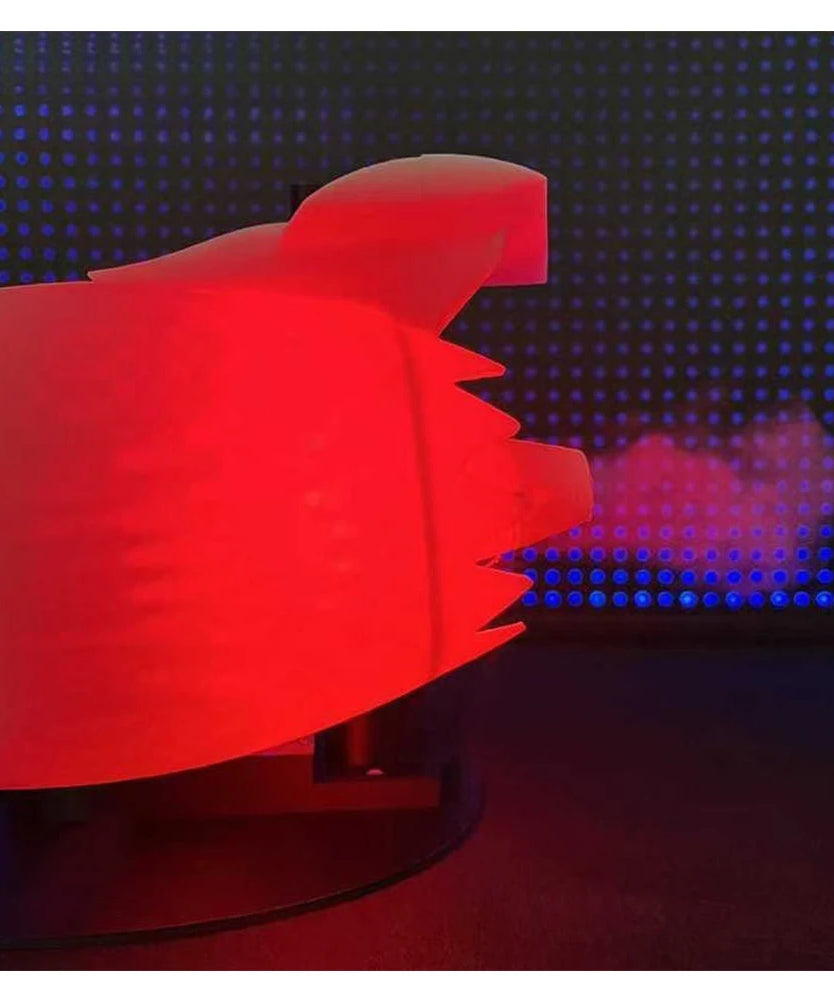 Functional USB Desk Fan with Jet Engine Style Humidifier Mist Function and LED Tail Flame Light for Ambient Airflow