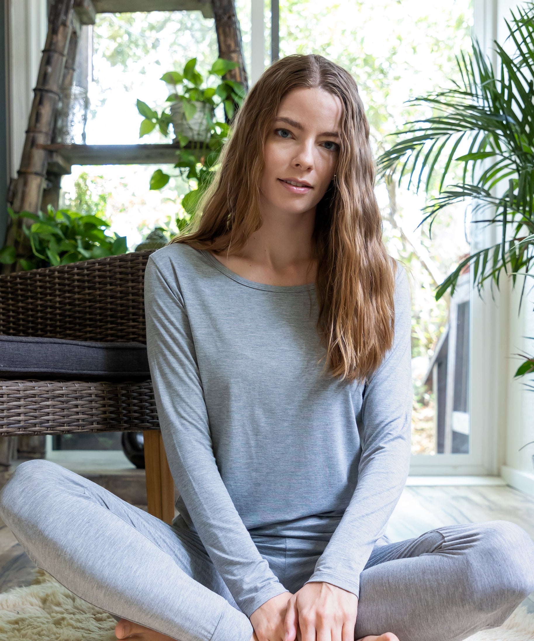 Women's Bamboo Lounge Long Sleeve T-Shirt