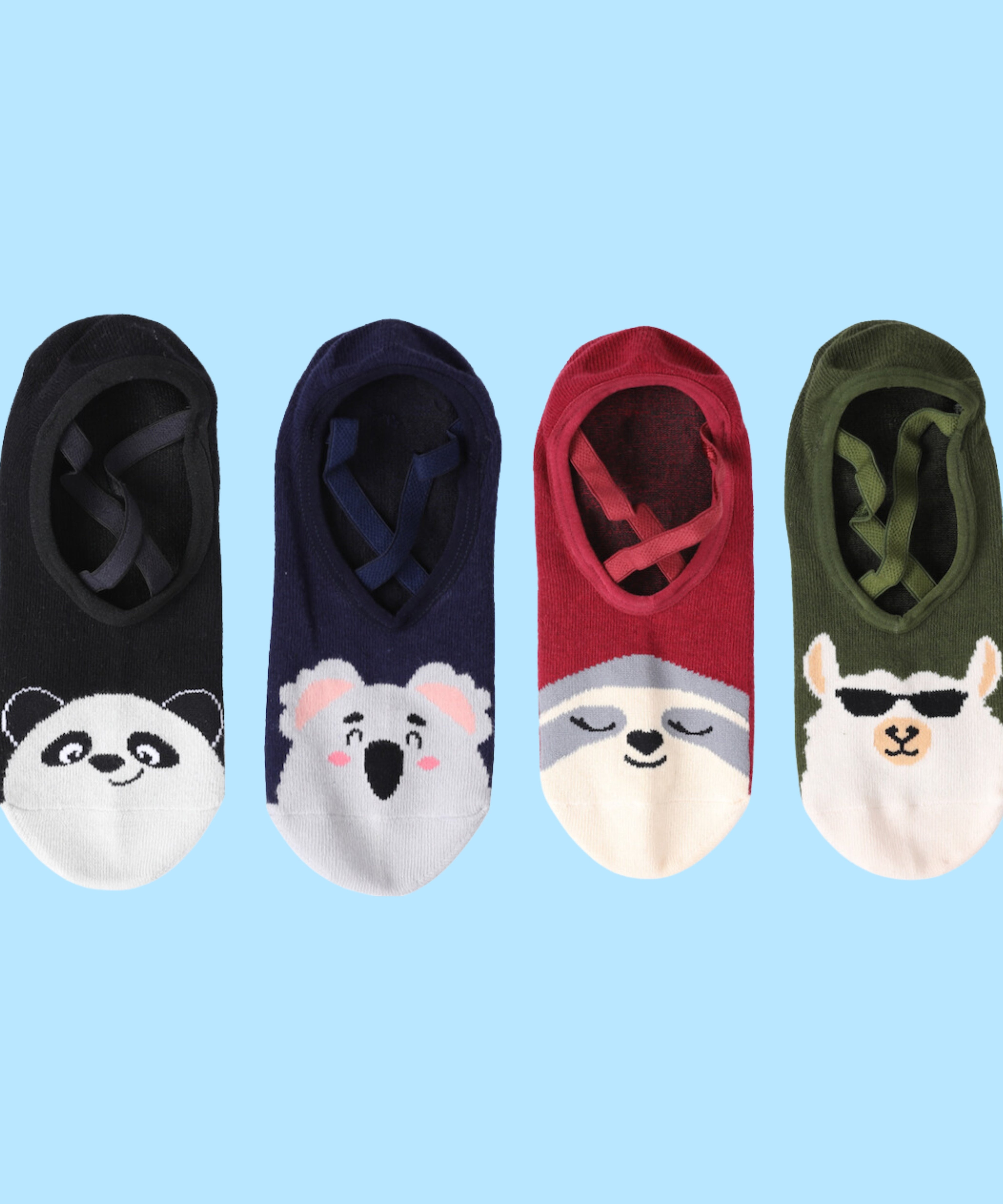 Non-Slip Women's Hospital Socks (Animals)