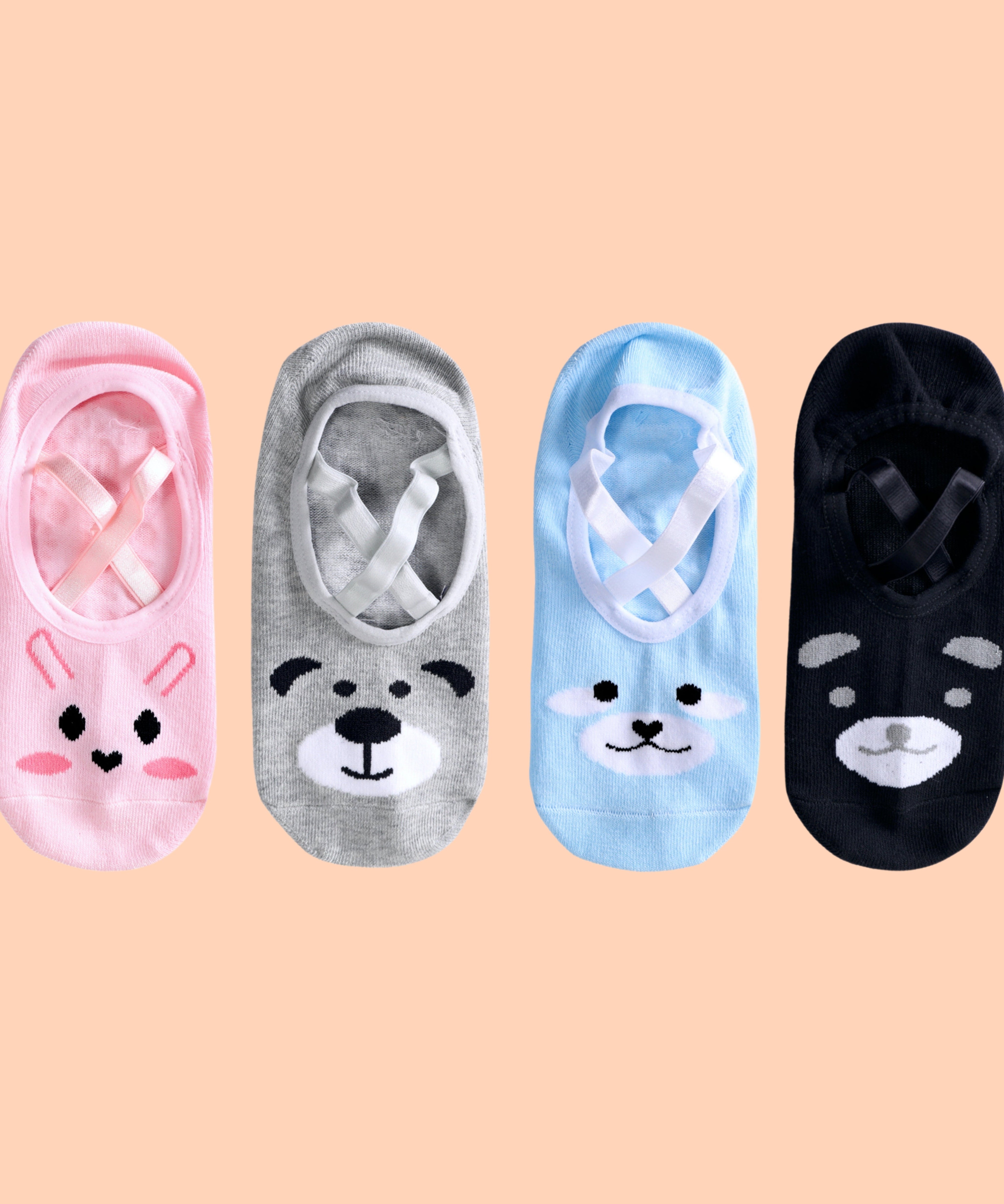 Non-Slip Women's Hospital Socks (Cartoon)