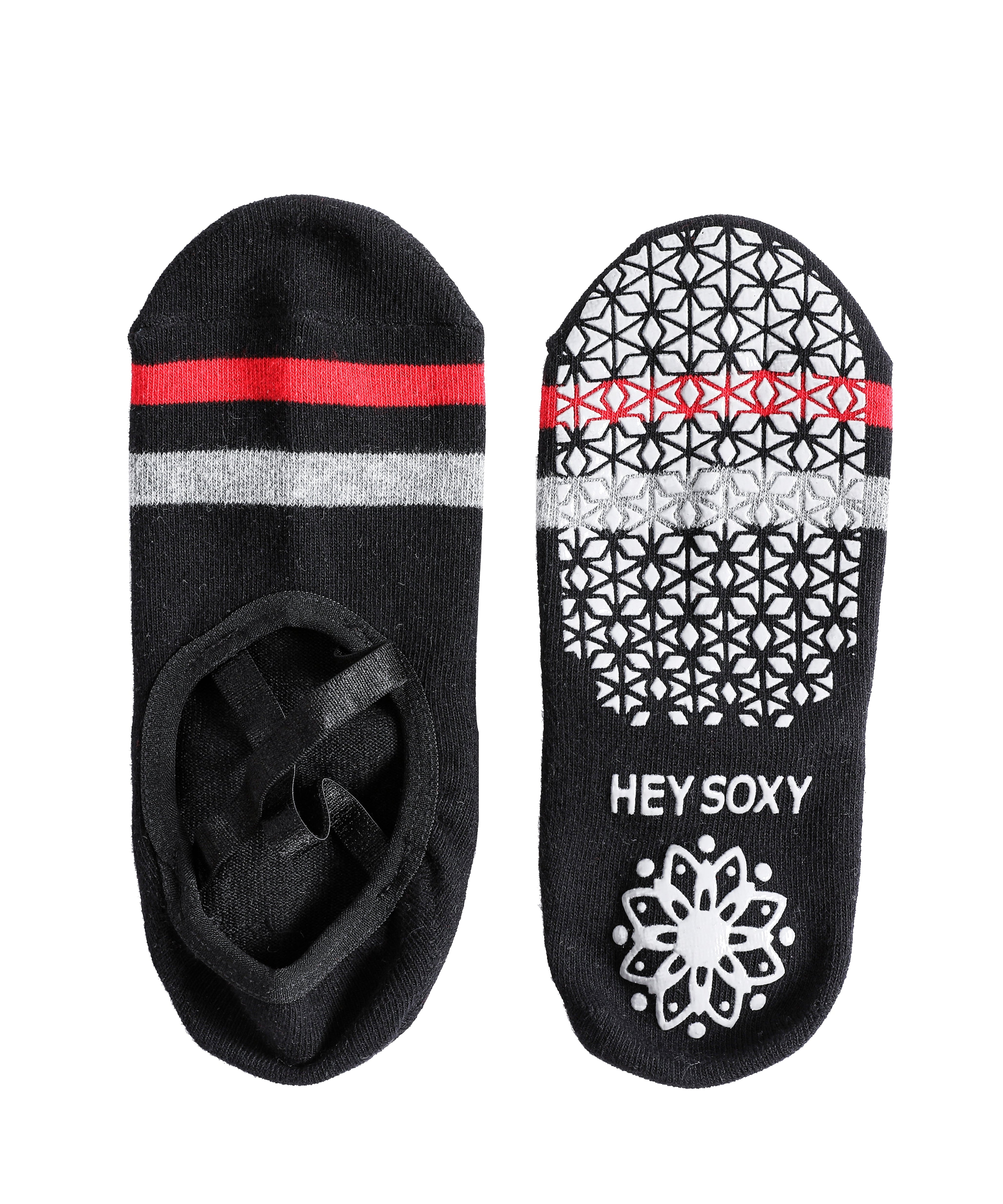 Non-Slip Women's Hospital Socks (Stripes)