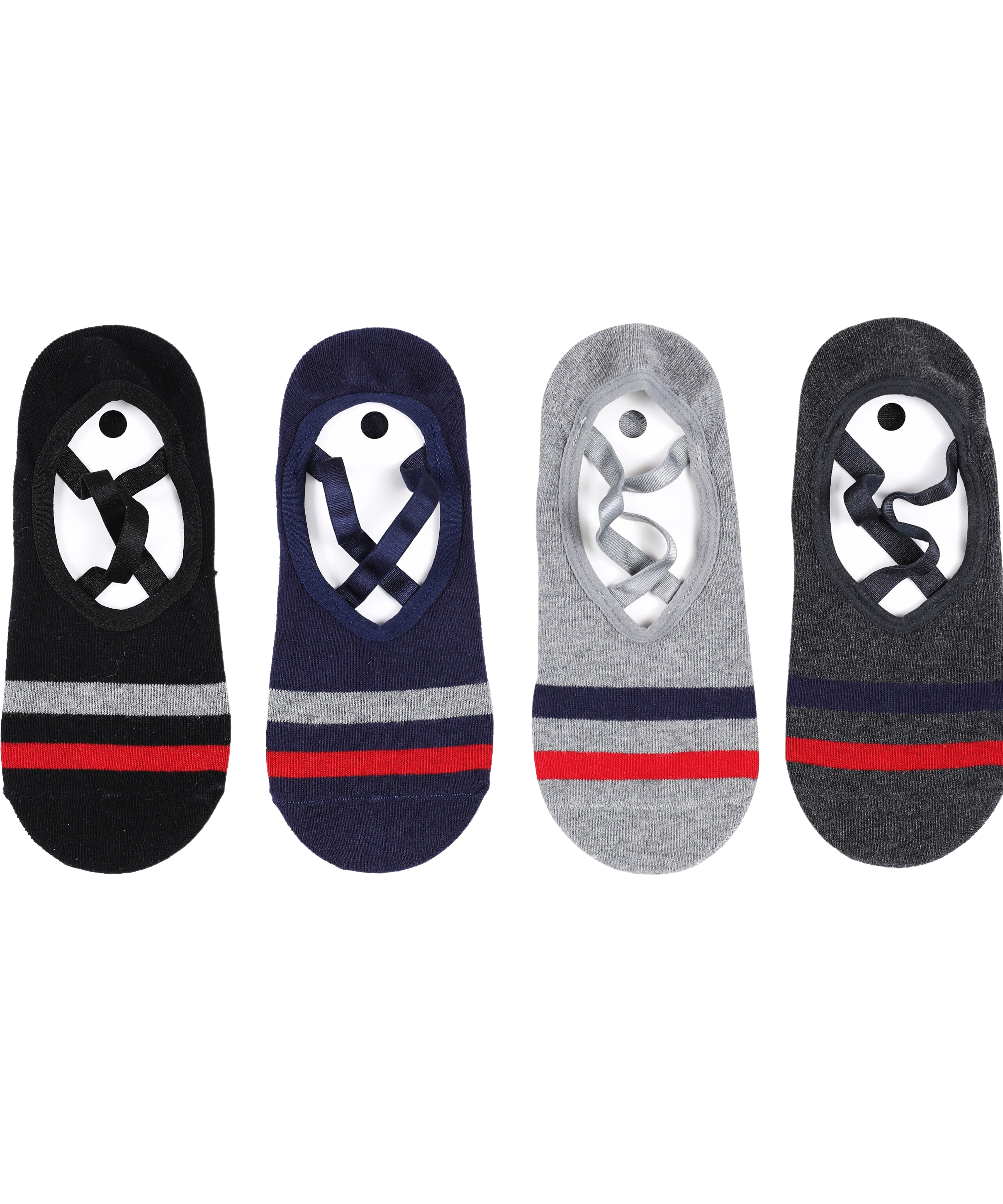 Non-Slip Women's Hospital Socks (Stripes)