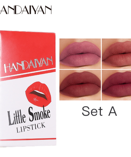 12-Color Matte Lip Gloss in Nude Shades