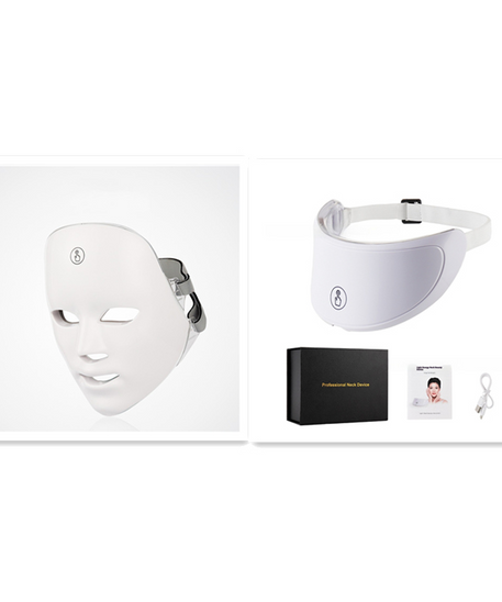 LED Skin Rejuvenation Facial Beauty Device – Color Light Therapy for Brightening & Firming