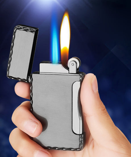 Personalized Double Flame Rechargeable Metal Lighter