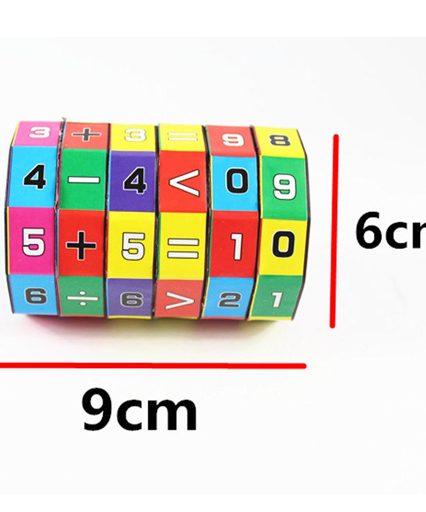 Jouet Cube Mathématique Éducatif pour Enfants – Puzzle d'Apprentissage Amusant