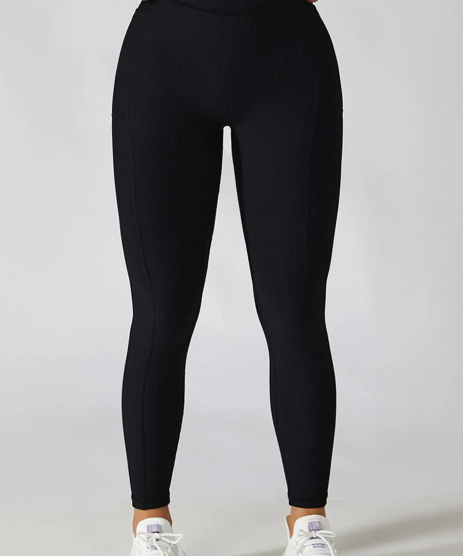Basic Bae Crossover Waist Active Leggings