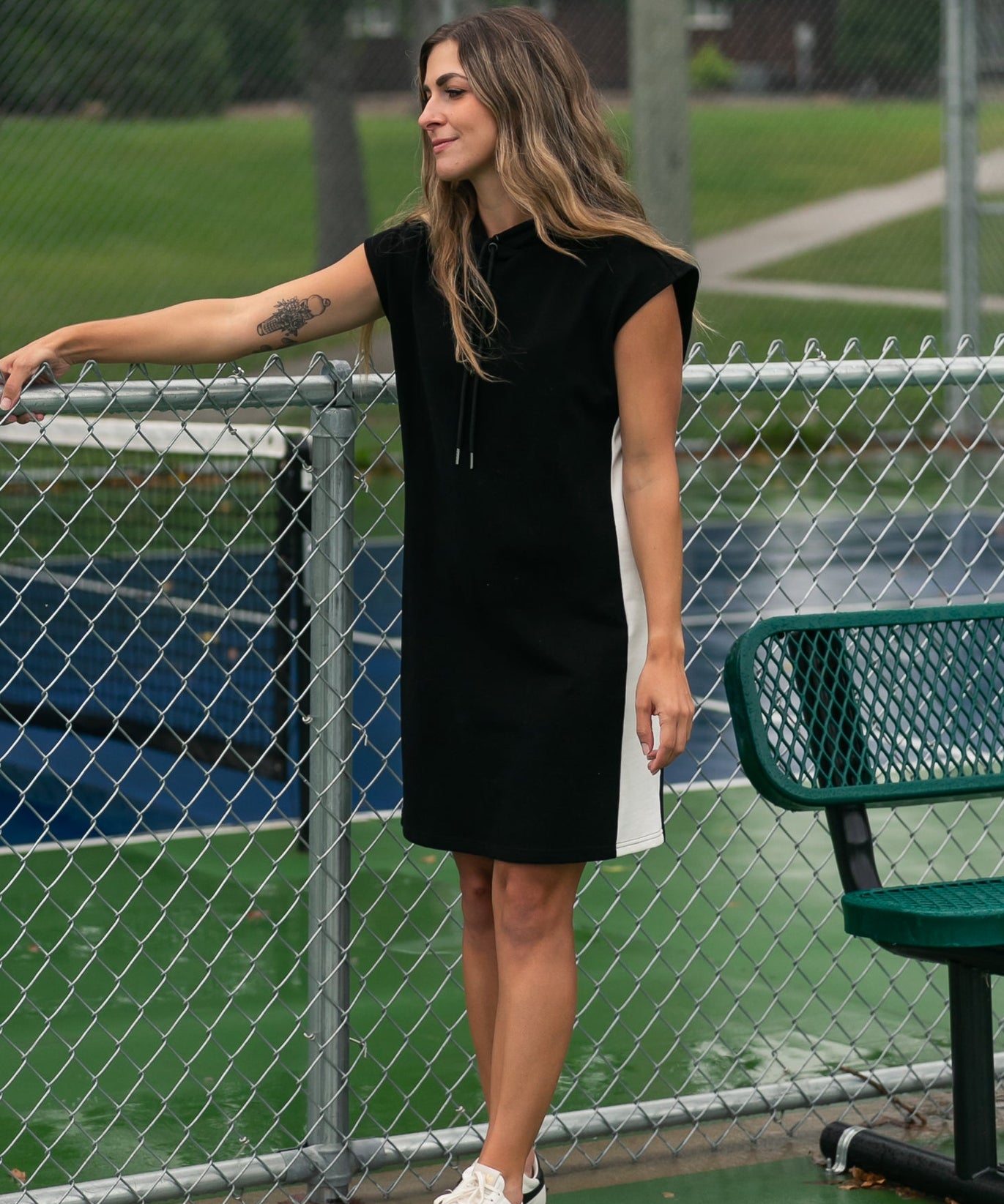 Asher Hooded Sweatshirt Dress - FINAL SALE