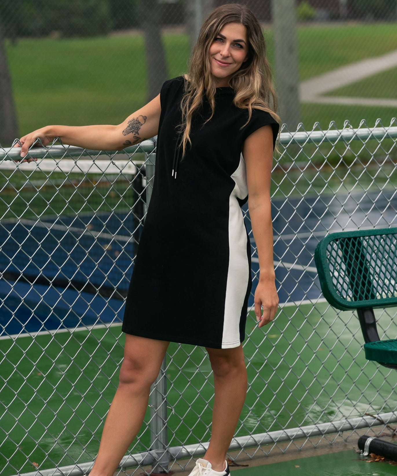 Asher Hooded Sweatshirt Dress - FINAL SALE