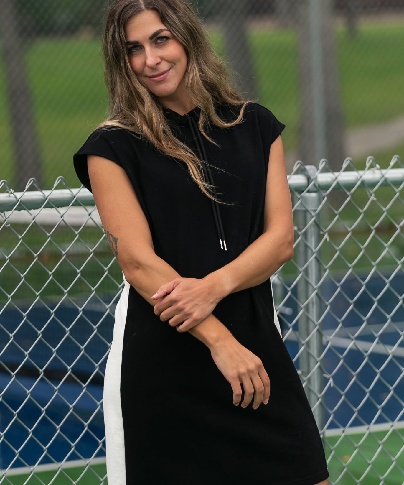 Asher Hooded Sweatshirt Dress - FINAL SALE