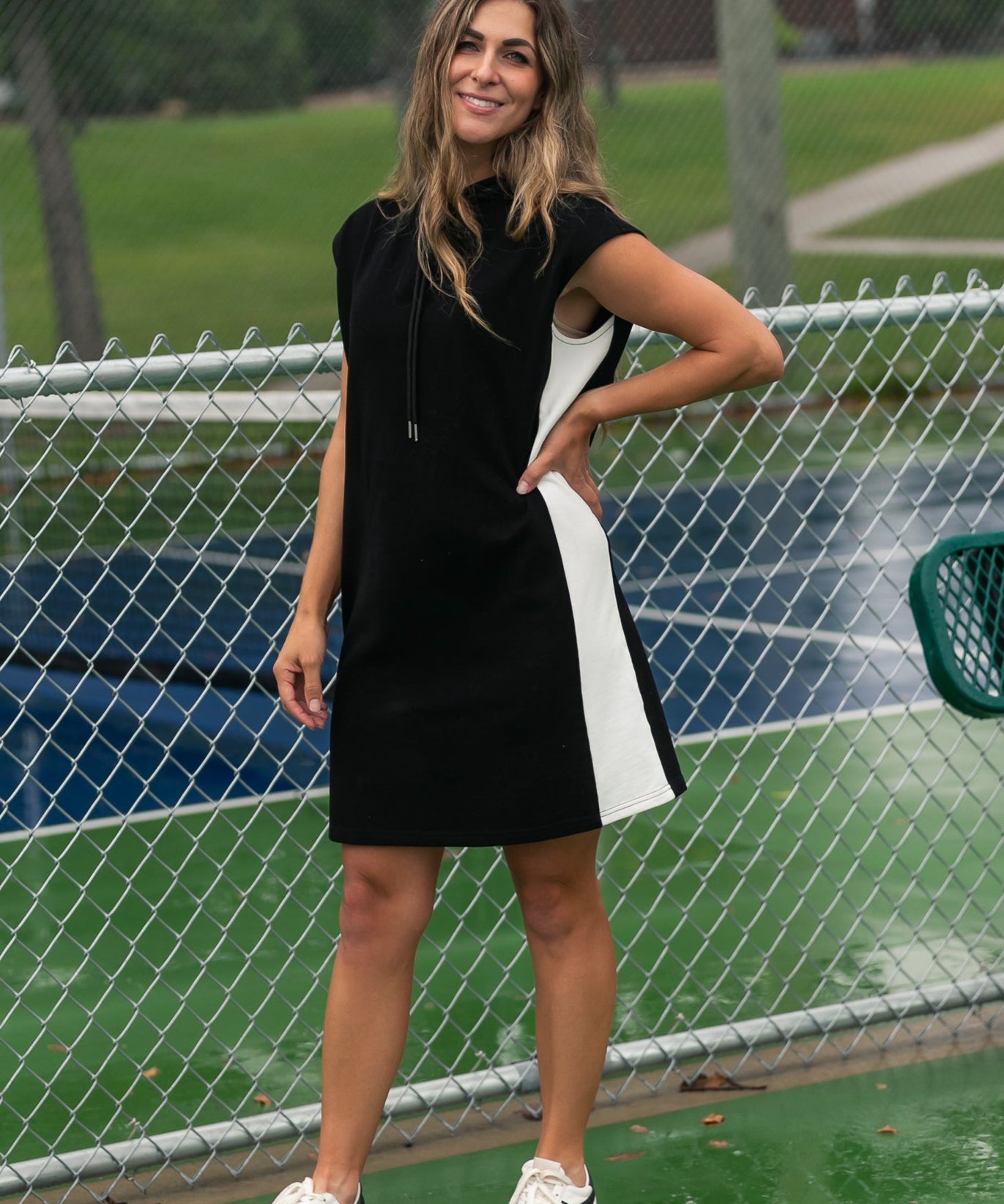 Asher Hooded Sweatshirt Dress - FINAL SALE