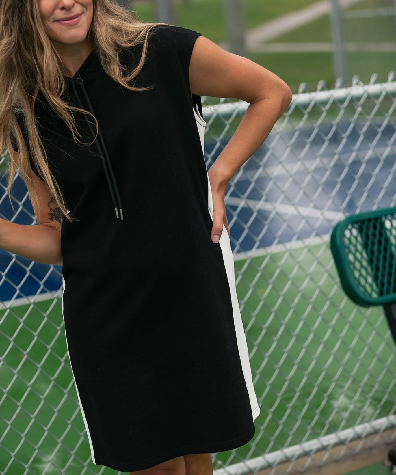 Asher Hooded Sweatshirt Dress - FINAL SALE