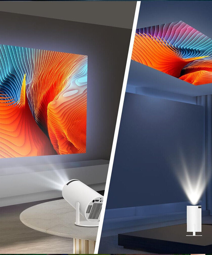 Smart LED Projector 4K Support | WiFi 6 Bluetooth 5.0 Android 11 | 130" Home Theater Projector