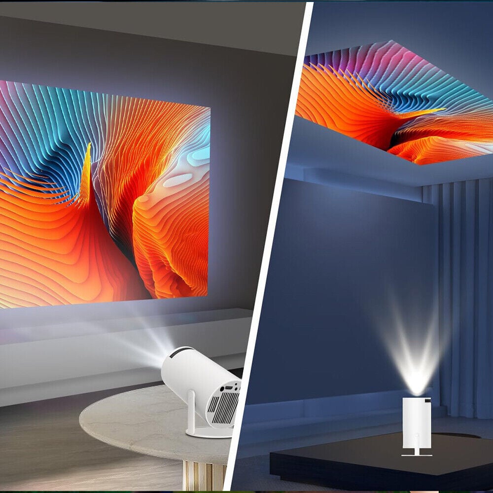 Smart LED Projector 4K Support | WiFi 6 Bluetooth 5.0 Android 11 | 130" Home Theater Projector