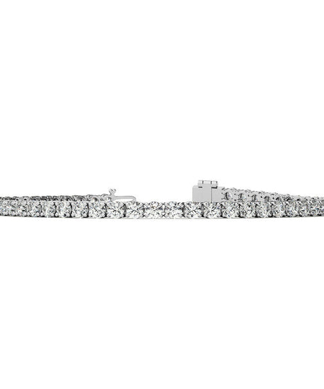 6.00 CTW AGI Certified Lab-Grown Diamond Tennis Bracelet in 14K Yellow or White Gold | G/VS Clarity
