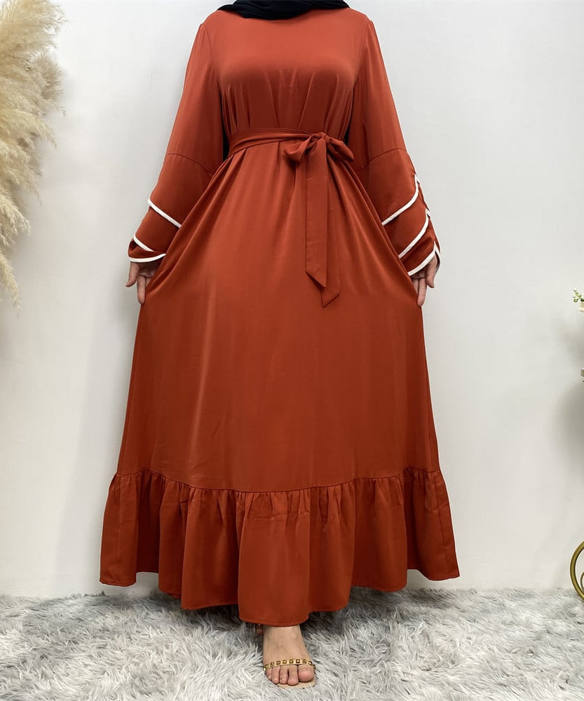 Muslim Fashion Dress for Women at Hem