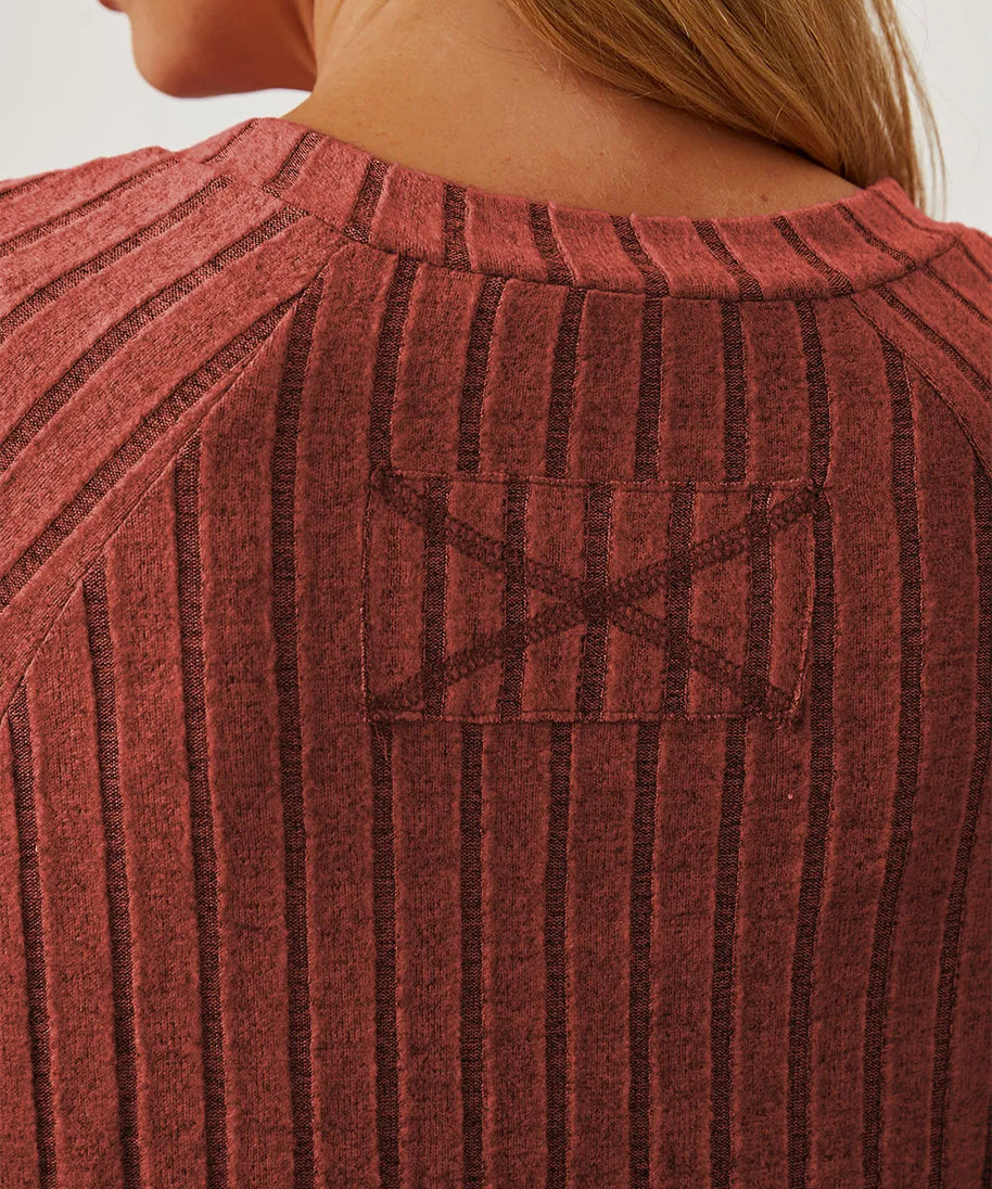 Basic Bae Full Size Ribbed Thumbhole Sleeve T-Shirt