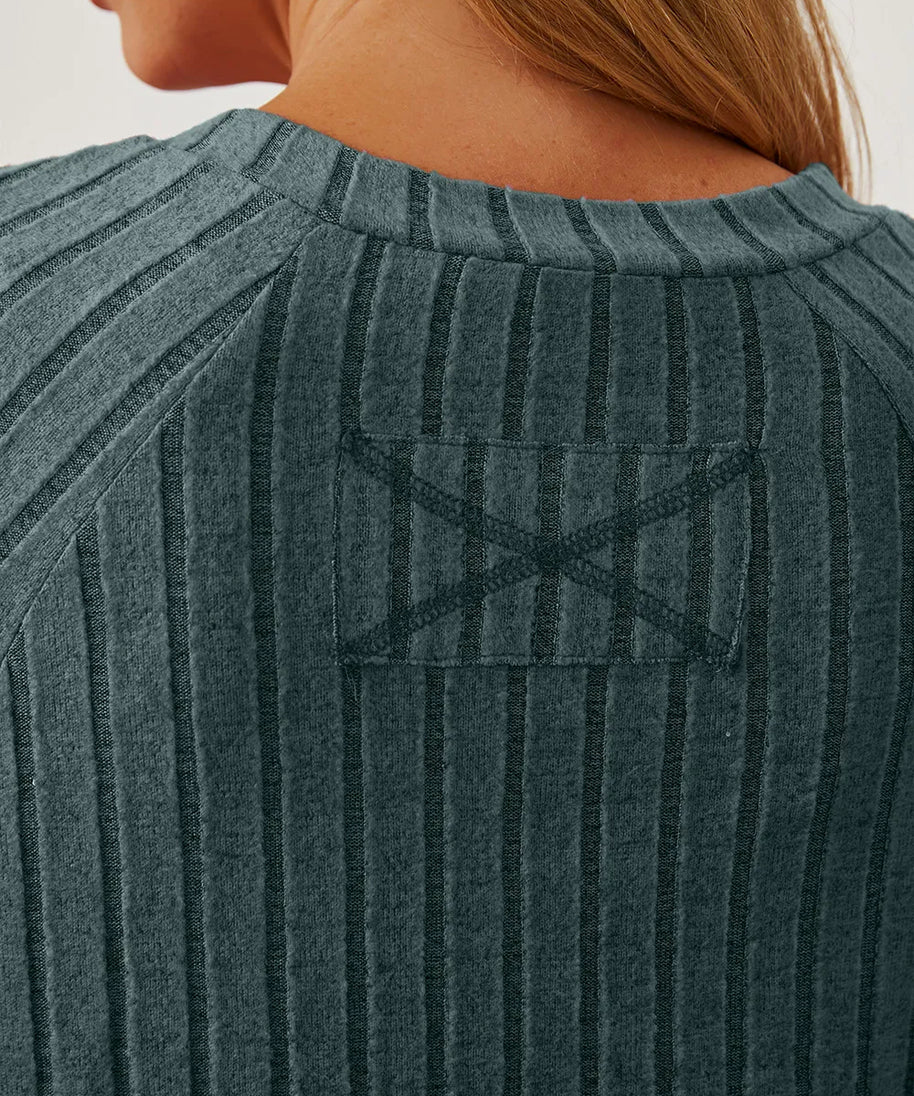 Basic Bae Full Size Ribbed Thumbhole Sleeve T-Shirt