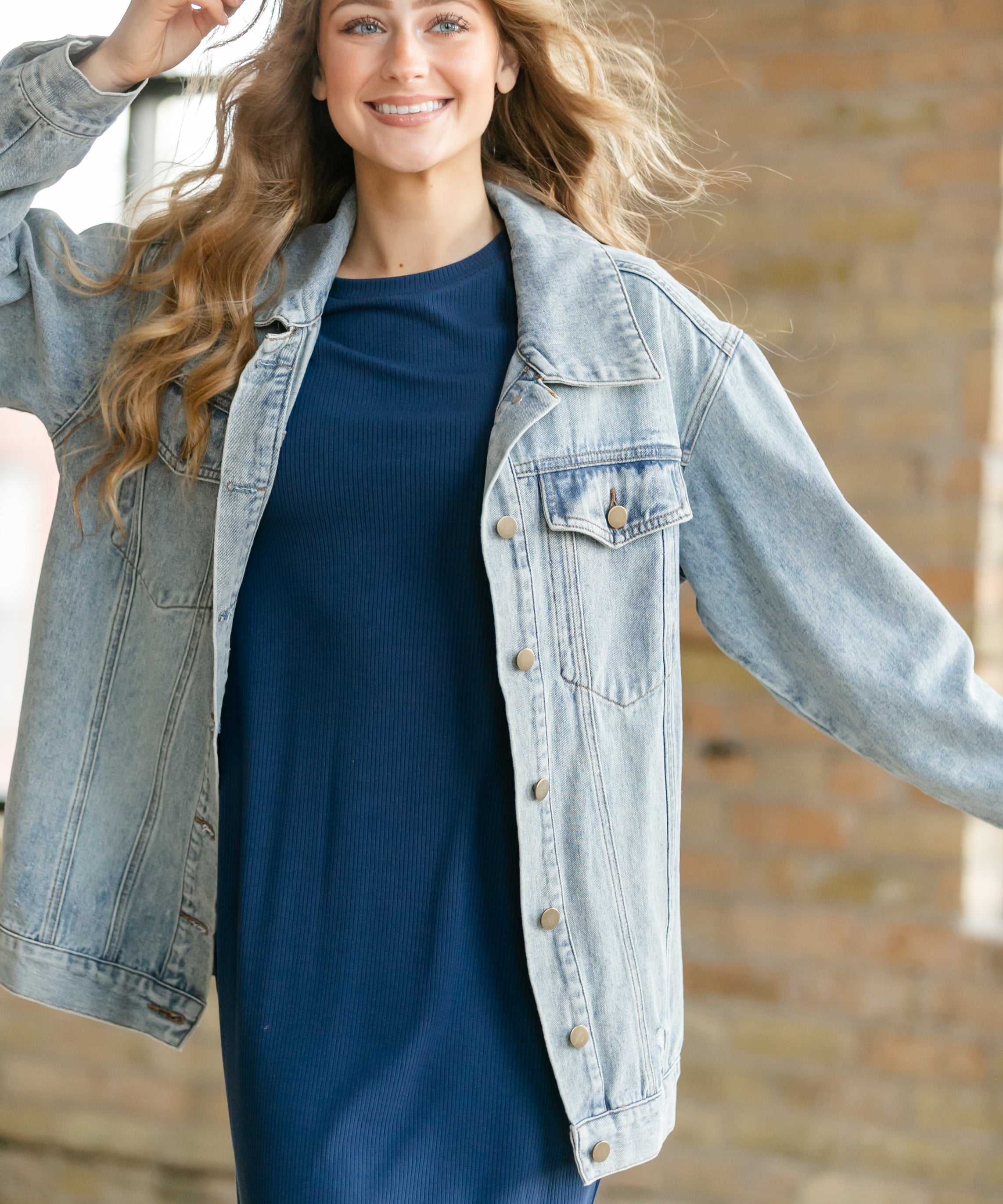 Brinx Oversized Denim Jacket
