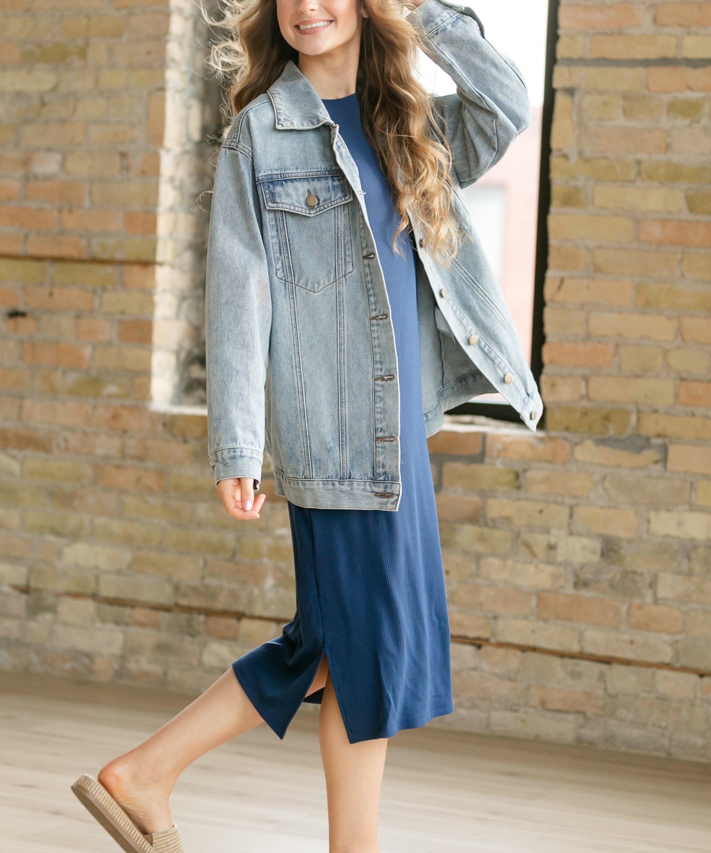 Brinx Oversized Denim Jacket