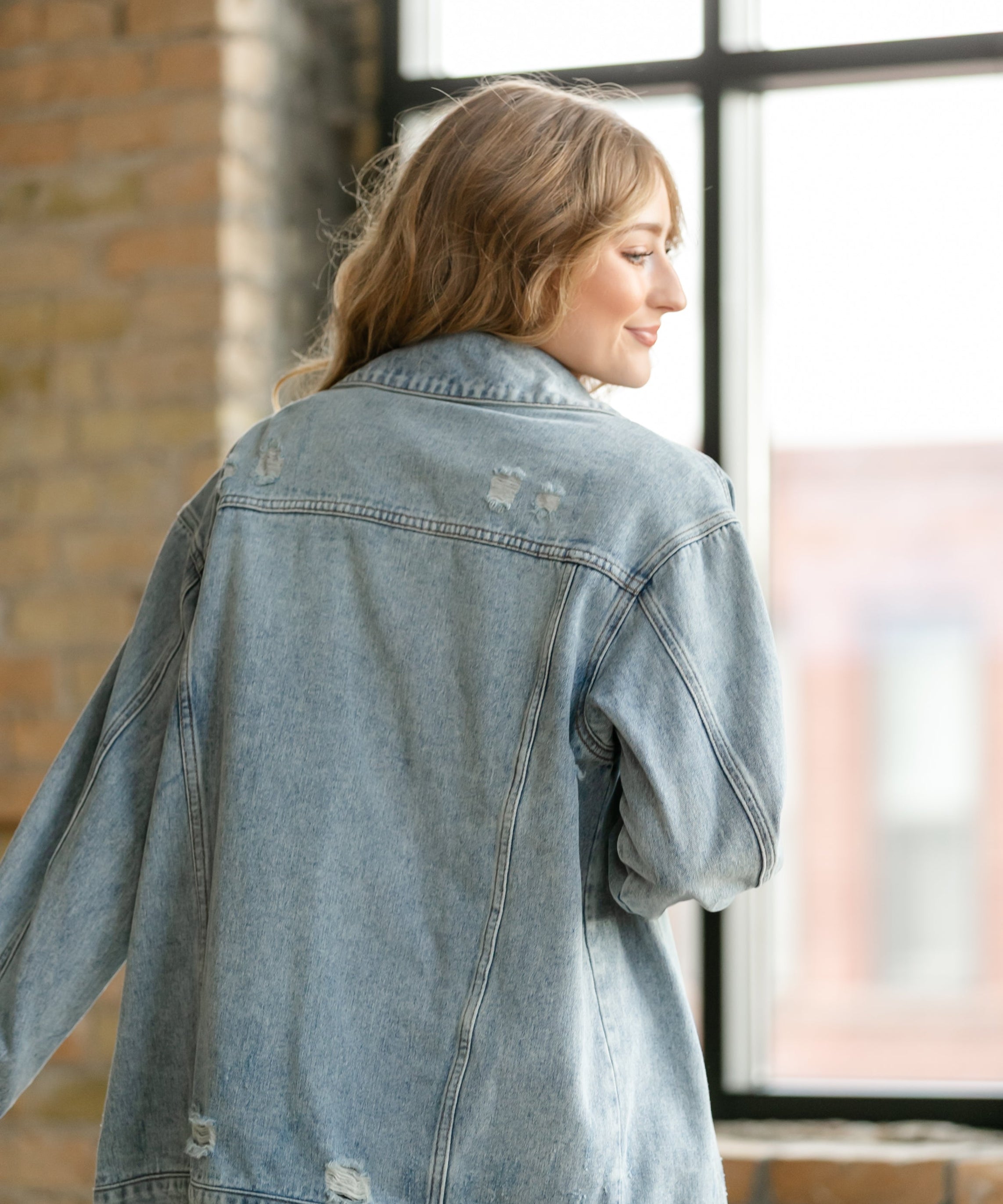 Brinx Oversized Denim Jacket