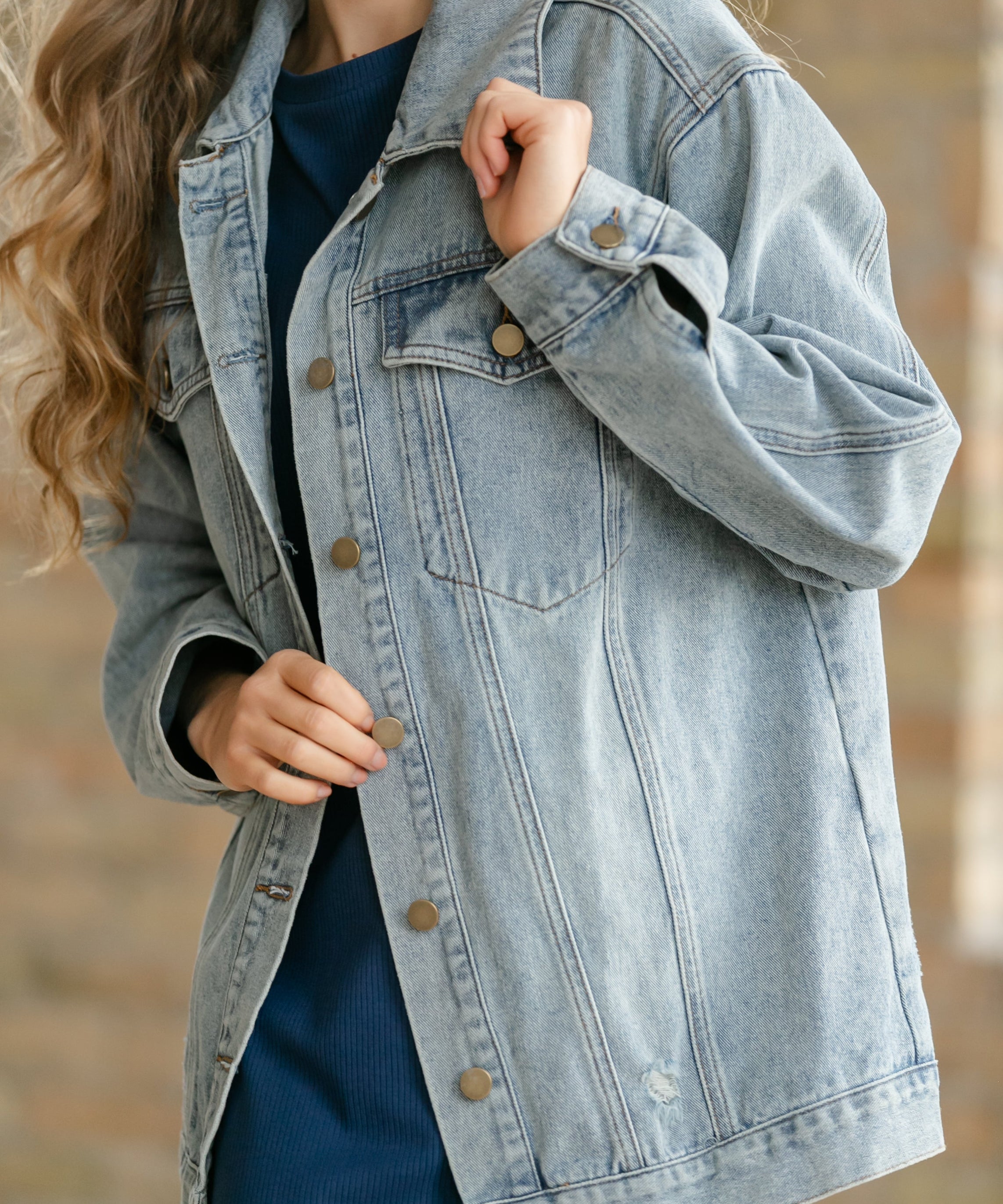 Brinx Oversized Denim Jacket