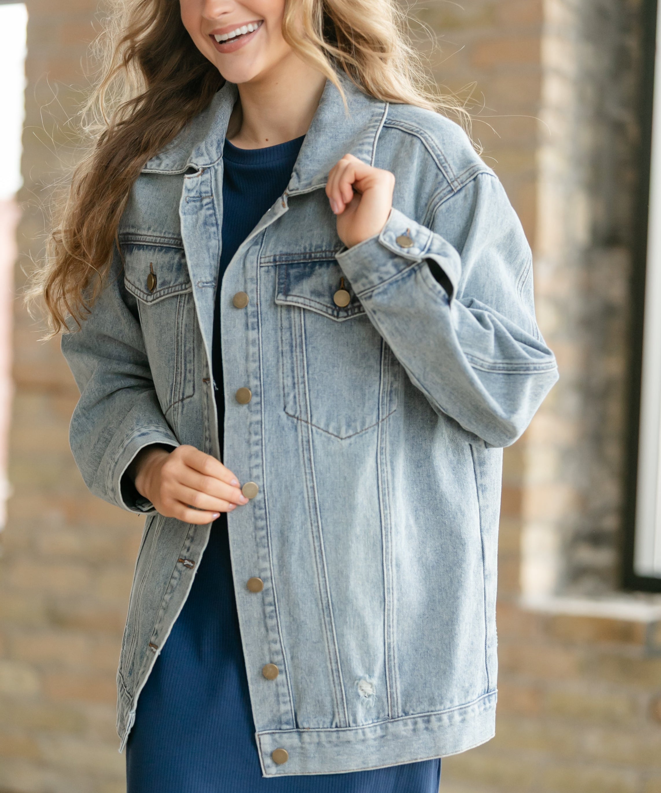 Brinx Oversized Denim Jacket