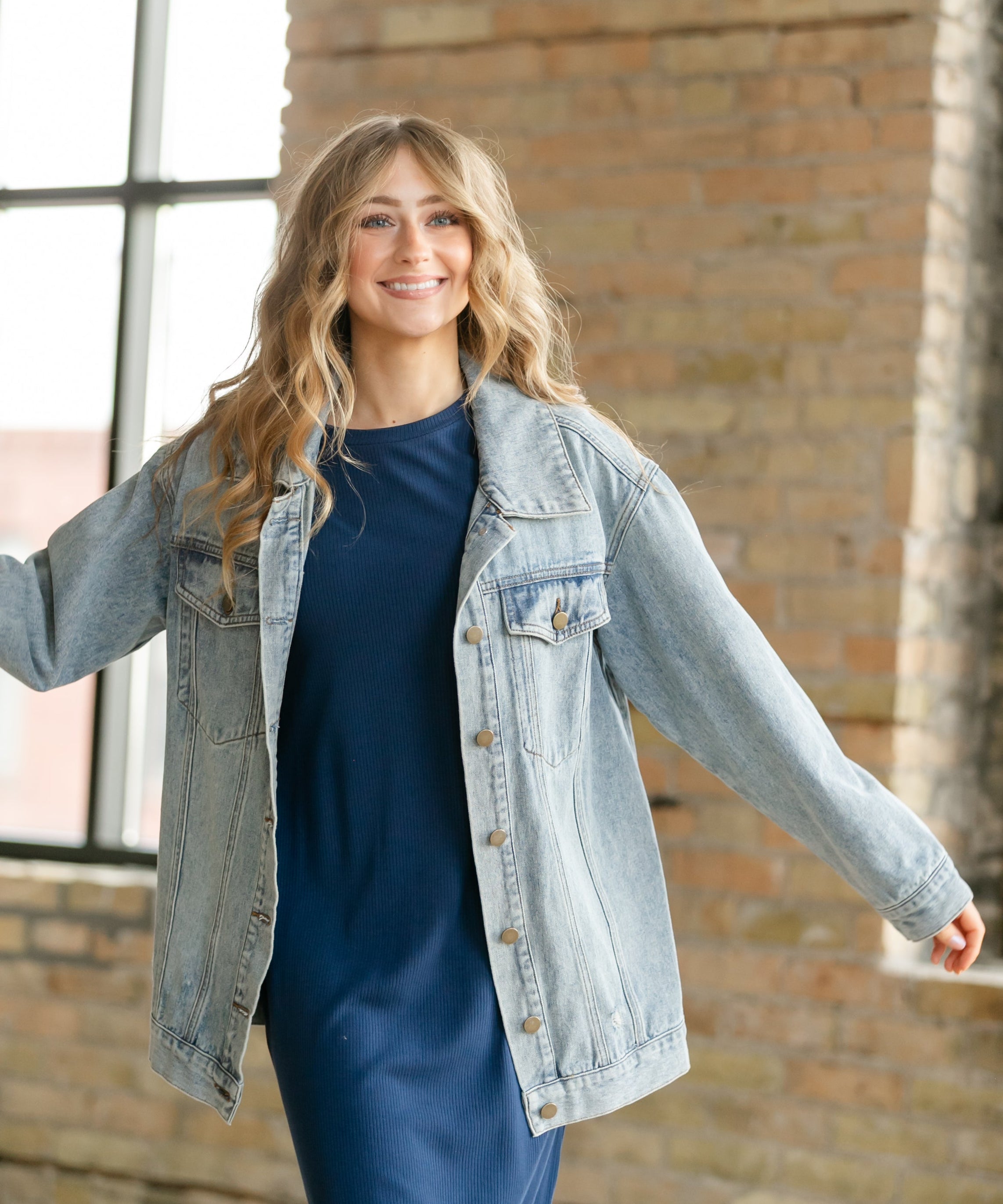 Brinx Oversized Denim Jacket