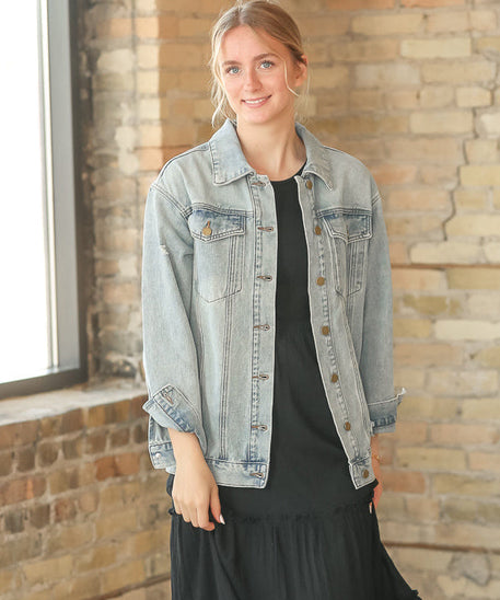 Brinx Oversized Denim Jacket