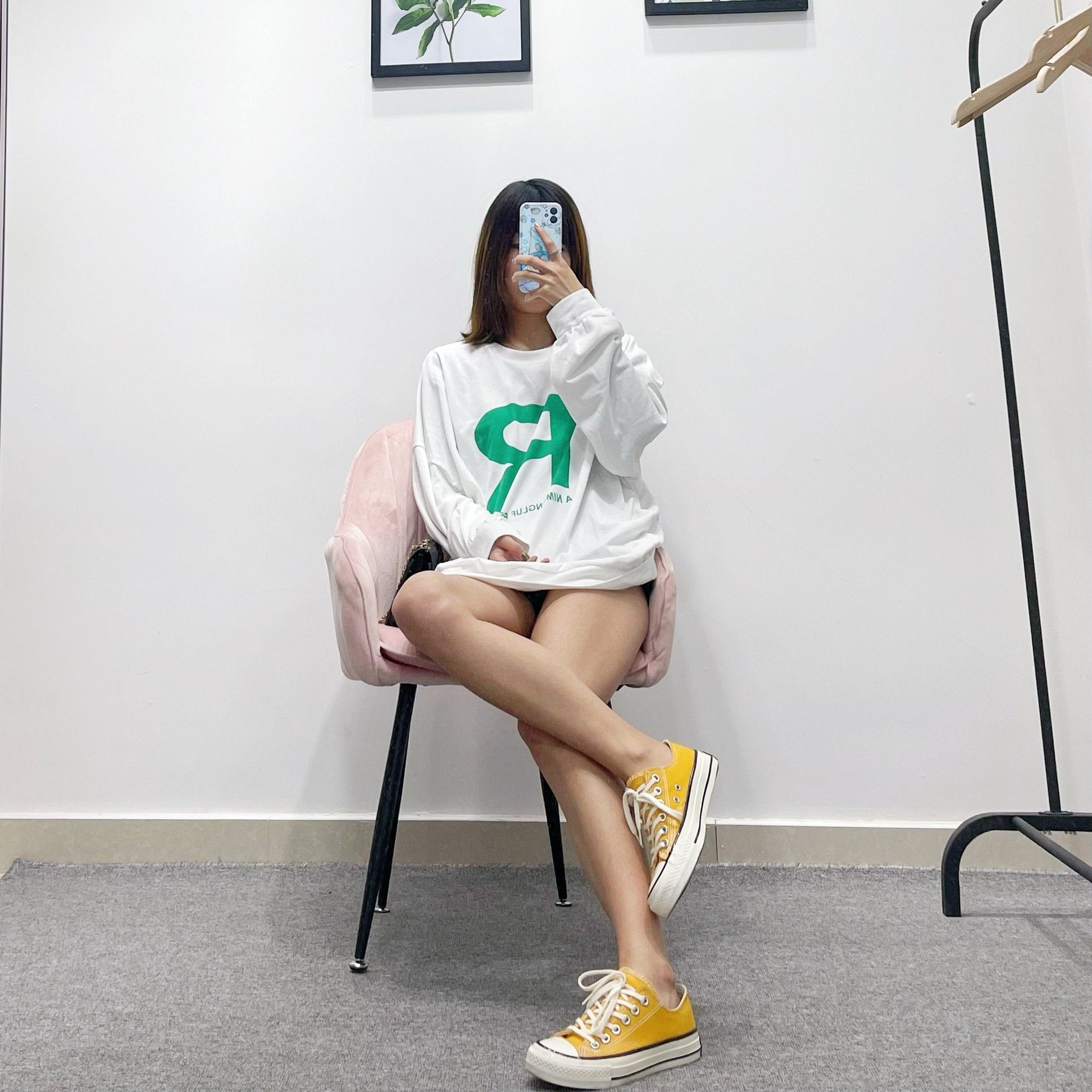 Korean Style Loose Thin Lazy Top