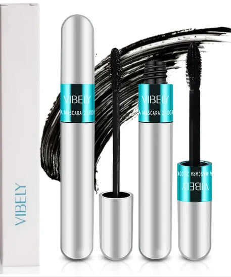4D Silk Fiber Mascara for Lengthening & Thickening Lashes