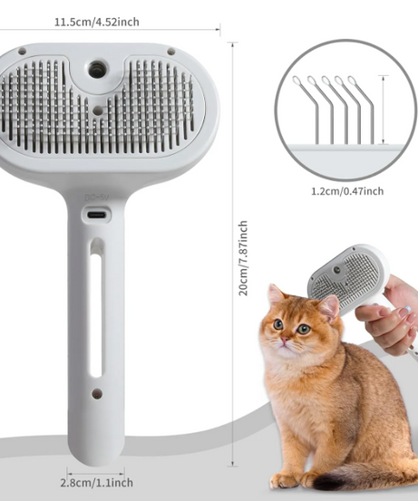 Pet Hair Spray Brush