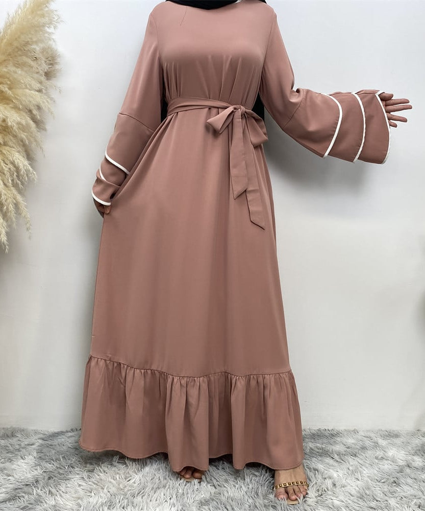 Muslim Fashion Dress for Women at Hem
