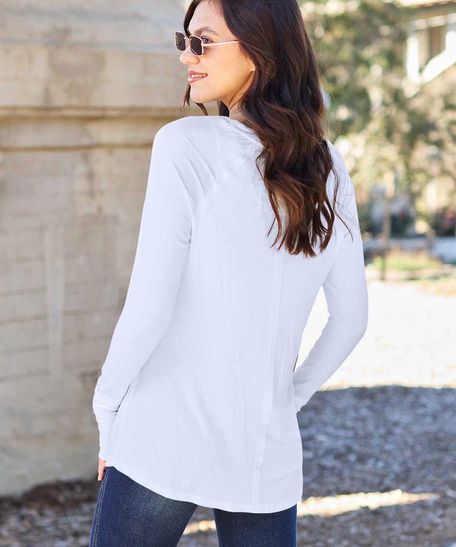 Basic Bae Full Size Round Neck Long Sleeve T-Shirt
