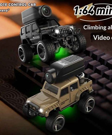 Alloy Desktop Racing 4WD Climbing Remote-controlled Off-road Model Toy Video Car
