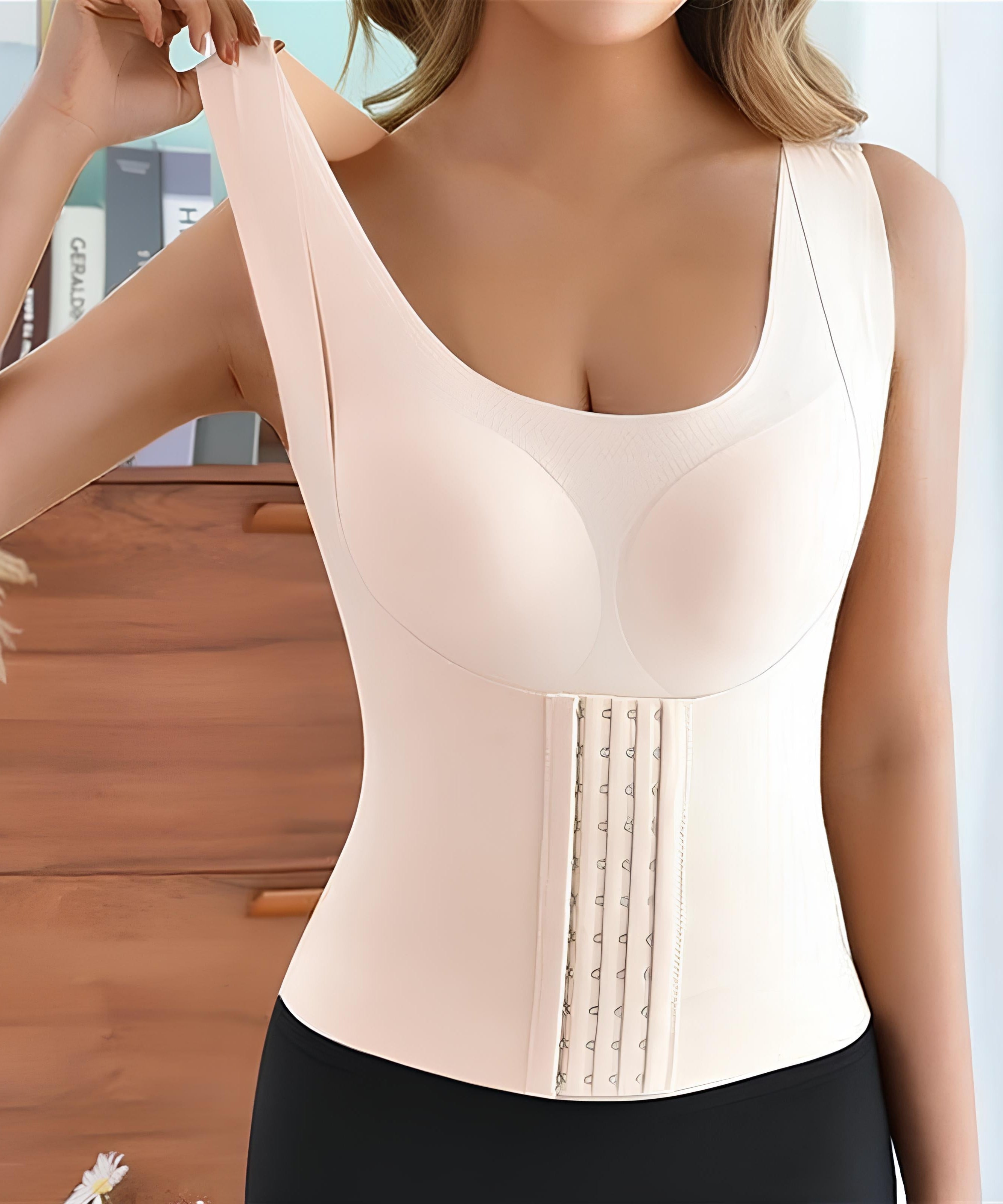 Basic Bae Scoop Neck Shapewear Tank with Removable Paddings
