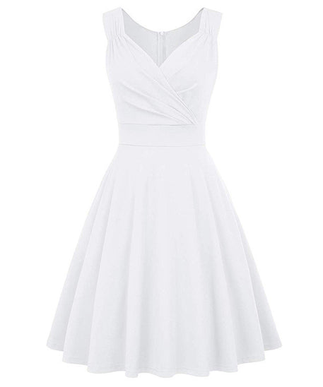 Vintage Hepburn Style Cocktail Dress Plus Size